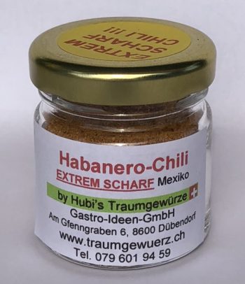 Chili Habanero "DER SCHÄRFSTE" 20 gr.